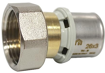 Arcanaute - Raccord multicouche à sertir - Raccord multicouche à sertir TH - Femelle écrou libre 1 (26/34) - Ø26x3,0 -