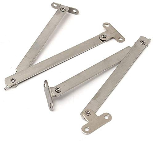 TOOLSTAR Charnières Pliantes de Support pour Porte de Placard (2 Pièces)