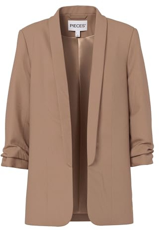 PIECES Female Blazer PCBOSELLA, Fossil, XS
