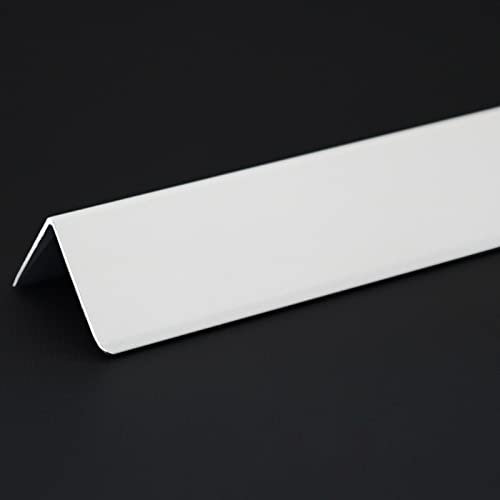 Eckschutzprofil eckschutzkanten 1.1m Fliesenkante Selbstklebend Weiß, Metall Aluminium Wand Eckschutz Für Weiße Wände, Geflieste Wände, Glaswände, Für Restaurants/ Büro/ Krankenhaus ( Color : W 35mm(1