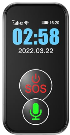 TsoLay Personal GPS Tracker, Tracking Device, HD Calling/Fall Alarm/90 Days Historical Trajectory/IPX6 Waterproof/Electronic Fence Design, for Kids, Teens, Seniors, Autism, Special Needs, Dementia