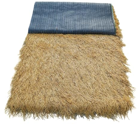 Techo de paja artificial estilo mexicano sintético palma heno paja rollos de pacas de pato persianas de hierba simulación cubierta de paja alfombra de paja para bar cabaña patio fiesta valla