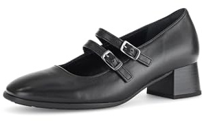 Gabor Damen Riemchen Pumps, Frauen Absatzschuhe,Best Fitting,Abendschuhe,Court Shoes,stöckelschuhe,Spangenpumps,schwarz (Uni),38.5 EU / 5.5 UK
