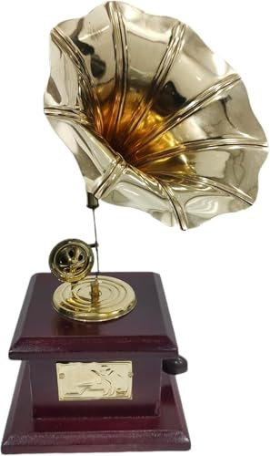 NAVIROCK Gramophone vintage fabriqué à la main en bois pour la maison et le salon