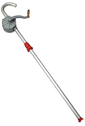 iplusmile Self Priming Oil Hand Pump Aluminum Alloy Easy to Operate Fuel Lubricating Oil Transfer Tool