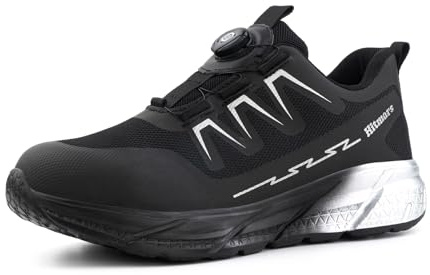 Loiston Arbeitsschuhe Herren Damen Sicherheitsschuhe Stahlkappe S3 Leicht S2 Arbeits Schuhe Stahlkappenschuhe Arbeits- & Berufsschuhe Schutzschuhe Grau 44