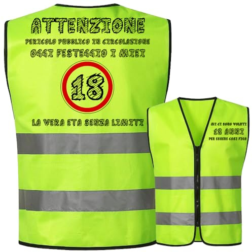 Toctax 18/30/40/50/60/70/80 Ans Anniversaire Homme Femme Idées Cadeaux Homme Anniversaire, C'est un Cadeau qui peut animer l'atmosphère de la fête, 18 ans., XL