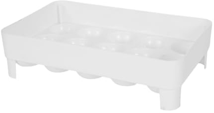 LABRIMP Huevera Apilable para Frigorífico Organizador de Huevos con Diseño Compacto y Capacidad Amplia Fabricada Plástico Alimentario Seguro Soporte Resistente para Reutilizable