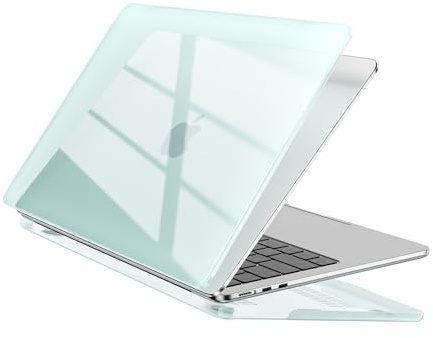 EooCoo für MacBook Air M5 13 Zoll Hülle M4 M3 M2 2026-2022 Salbei Case | Transparente Dünne Hartschale Schutzhülle Kompatibel mit MacBook Air 13,6 Laptop Snap-on Cover, Einfach Anzubringen