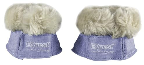 EQuest Hufglocke Melange speziell für Shettys, 2er Set (Light Blue, Mini-Shetty)