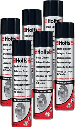 Holts, set di 6 detergenti per freni, 600 ml, qualità professionale
