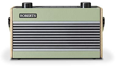 Roberts Rambler BT Retro/Digitales Bluetooth-Radio mit DAB/DAB+/FM-RDS-Wellenbändern, Grün