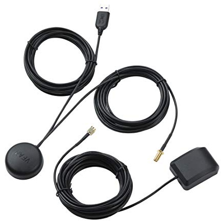 VFAN GPS Repeater Signal Booster Amplifier Signal Strength Active Antenna for Car/Trucks/Indoor Use, Gain 30 dB, with Magnetic Base and Waterproof