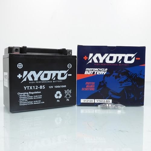 Kyoto - Batteria per moto Suzuki 650 DL V-strom 2004-2020 YTX12-BS SLA / 12V 10Ah