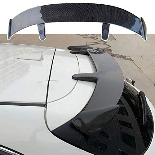 HEWXWX SUV Hatchback AleróN De Coche De ala Superior Trasera/Universal, Moldura Exterior De Cola De Coche, Alerones De ABS - 130 Cm, Sin Necesidad De Perforar,Black