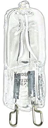 LIGHBIB Lampe À Ampoule Halogène Durable Résistante Aux Hautes Températures De Lumière De Four G9 Pour Les Ventilateurs De Fours De Réfrigérateurs 40W 500℃ Pin Bulb,40W 220V,2 Pièces