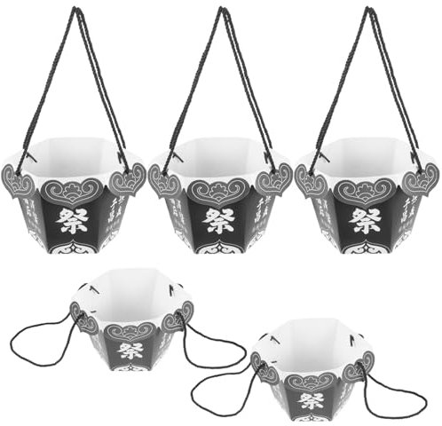 ABOOFAN 5piezas Bolsa De Mano Hexagonal Para Tumbas Para Flores Cementerio Fácil Almacenamiento