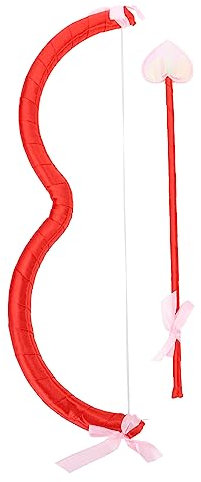 TOYANDONA 1 Satz Amors Valentinstag zubehör Schminkkasten Bogen und Amor Amor-Bogen-Cosplay areow Fasching zubehör faschingsaccessoires entzückende Foto-Requisite Amor Schaum rot