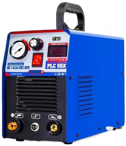 Cortadora de plasma, Máquina cortadora Plasmargon PLC55/65 IGBT CNC, cortador de Plasma, inversor de soldadura HF Luft Schneiden 50A/60A,Corte potente(PLC55)