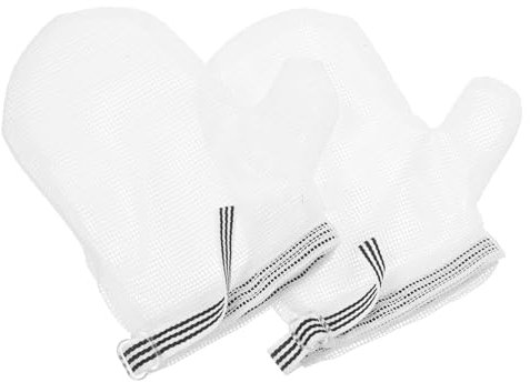 TOYANDONA 1paar Finger Saug- Handschuhe Anti-nageln Schutzhandschuhe Atmungsaktive Fäustlinge Für Zuhause Outdoor Einstellbare Kinderschutz Für Neugeborene