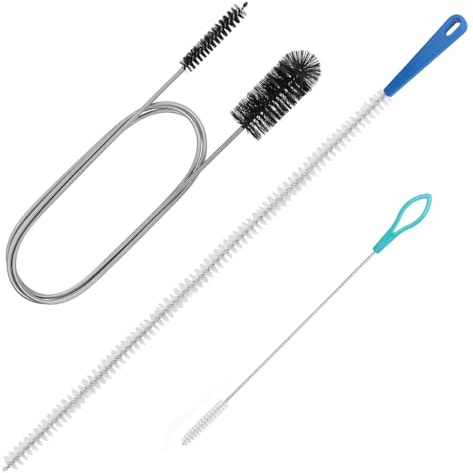 XYGK Drain Unblocker Tools, 3 Pcs Shower Drain Cleaner Tools, Flexible and Reusable Sink Unblocker Tool, Pipe Cleaner Brushes for Kitchen Bathroom Shower Plug Hole
