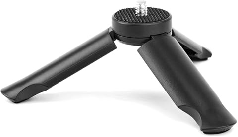 Mini Vlog Tragbares Stativ für DJI Pocket 3 Osmo Mobile 7P/6 Smooth 4 Vimble 2 Feiyu Insta360 X5 X4 X3 ONE R, Anti-Shake Desktop Tripod mit 1/4 Zoll Schraube für Smartphone DSLR Kamera Grip Zubehör