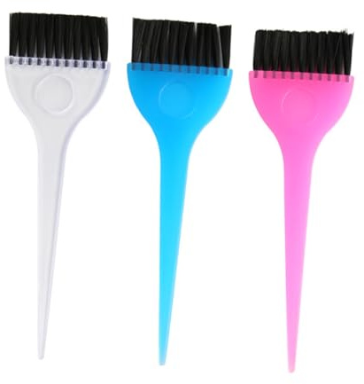 FONDOTIN 5 Pièces Set Professionnel pour Coloration Cheveux Bleu Kit Coiffure avec Bol Gradué Antidérapant et Pinceau Mixte pour Salon et Usage Domestique