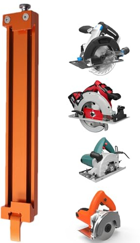 Sucritude Guida di Taglio per Circolare - Base Regolabile per Seghe Elettriche - Per Linee Rette Falegnami Hobbisti Realizzazione Mobili