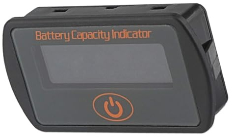 BUGUUYO Probador de Capacidad y Monitor de Batería para Vehículos Compatible con Baterías de Litio y Plomo Pantalla Digital LCD Compacta y Duradera para Automóviles