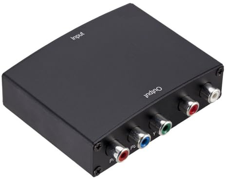 Convertitore video HD da HDMI a YPbPr Supporto da audio RGB R/L a HDMI 1080P per adattatore TV HD per lettore DVD PS2 PS3