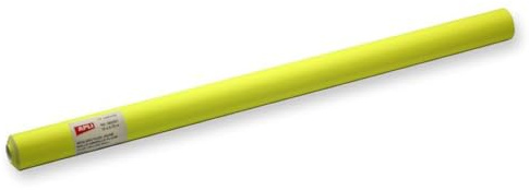 Apli 65301 - Rouleau papier jaune fluo 90 g/m² - 10 m x 70 cm - Papier affichage haute visibilité pour étiquettes, signalétique et commerce.