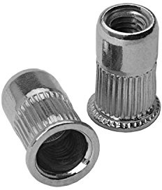 100 Nietmuttern V2A M3x9 Blindnietmuttern Einnietmuttern kleiner Senkkopf | Edelstahl A2 V2A; Art. 1021