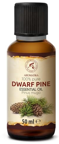 Ätherisches Latschenkiefernöl 50 ml – für Diffuser und Duftlampen | Reines ätherisches Öl; für Diffuser und Duftlampen; Aromakerzen; Lufterfrischer; Aromatherapie; frischer Kiefernduft