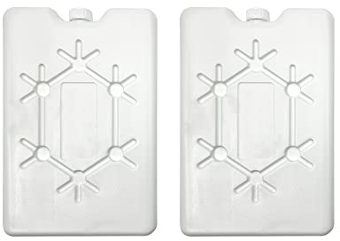 Reusable Ice Blocks – Pack of 2 - PRE-FILLED AND NON-TOXIC – For Ice Bags, Boxes and Lunch Bags
