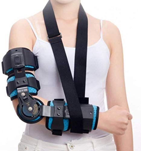 Ellenbogenbandage, klappbare Stützschlinge, Stabilisator für ausgerenkten Arm, verstellbare Schiene und Schultergurt, Unterstützung bei der Genesung von Schienenarmverletzungen nach der Ope