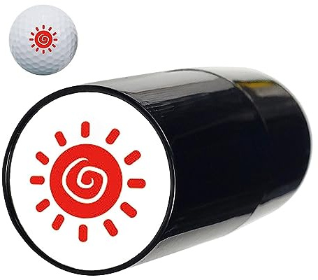 Golfball-Stempel - Ballmarker-Werkzeugstempel,Tragbarer, wiederverwendbarer Golf-Kleeblatt-Ballstempel und Golfpfoten-Ballstempel für Erwachsene, Kinder, Anfänger Pomurom