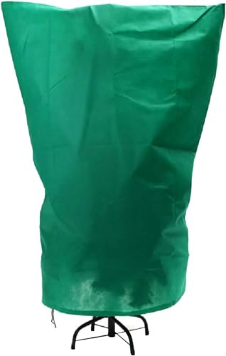 Pflanzen-Frostschutzhüllen, Gartenvlies-Frostschutz, Pflanzenvlies-Frostschutz, Winterpflanzen-Frostschutzbeutel for Pflanzen, Bäume, Sträucher, reißfeste Gartenpflanzenabdeckungen mit Kordelzug (200