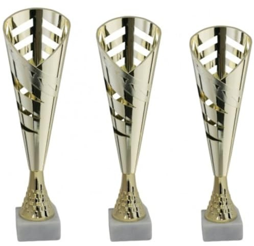 Hole Gadget Tris di Premiazioni Personalizzate Coppe e Trofei Sportivi con Targhetta Inclusa Premio per Tutti Gli Sport e Riconoscimento o Fantacalcio ed Eventi Sportivi (13.199)