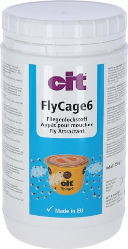 cit Kerbl Fliegenlockstoff FlyCage | 750 g, Giftfreier Insektenlockstoff für Fliegenfallen, wirksam bis zu 3 Monate