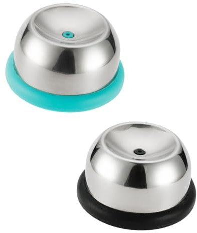 Hoement 2pcs Egg Piercing Tool Set 304 Stainless Steel Egg Pricker for Boiling Sky Blue Black Kitchen Supplies for Home Cooking