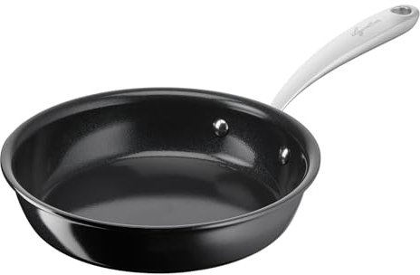 Lagostina Desideria, Padella Antiaderente 20 cm con Rivestimento in Ceramica per Riscaldamento Rapido e Cottura Uniforme, Adatto a Tutti i Piani Cottura Inclusa Induzione
