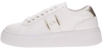 Armani Exchange Kurt, Gold Details, Debossed Logo, Scarpe da Ginnastica Donna