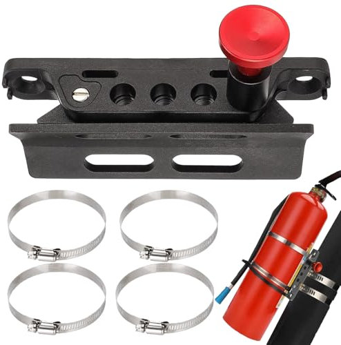 Estintore Per Auto Con Montaggio | Supporto Auto Regolabile Portaestintore | Supporto A Sgancio Rapido Per Esterno E Rimorchio