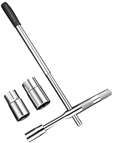 Llave Cruzada,Llave para Tuercas de Rueda - Herramienta Desmontable Antideslizante Robusta Extendida Adaptador de Enchufe Extractor para Reparación de Neumáticos Pinchados Cambio en Camiones
