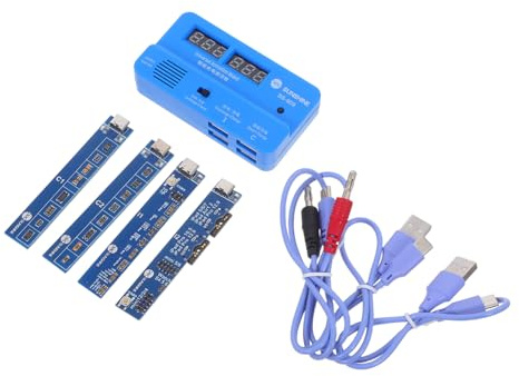 SHINEOFI Universal Phone Charging Tester Mobile Battery Repair Tools Mobile Circuit Repair Tools Phone Batteries Circuit Board Tester Board Blue