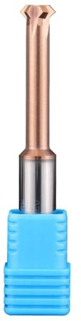 1PC Chamfer End Mill Dovetail Bit 5 Flutes 90° Chamfering Router Bits 10mm for Steel Materials(10 * 90°*35*D10*73 * 5T)