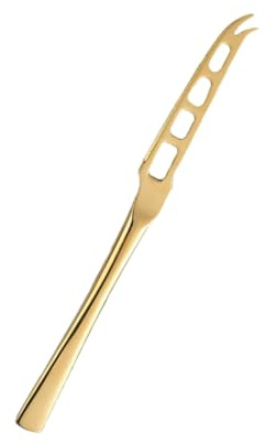 jojofuny Trancheuse à Fromage Manuel en Acier Inoxydable Doré Couteau à Beurre Compact Ustensile Cuisine pour Couper Fromage Beurre et Confiture Usage Domestique et Professionnel