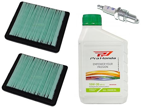 Zündkerze + Filter + Öl kompatibel mit HONDA HRX HR HRB HRG IZY HT HRA HRN HRD HRE HF Mäher
