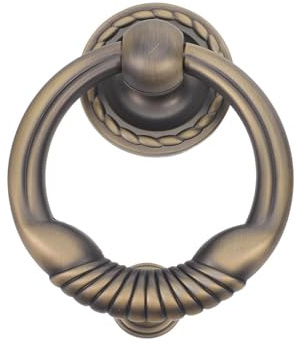 Alipis Vintage Sicherheitssteigernd Zinklegierung aus Verschleißfest Runder und Türklopfer Ring für Haustüren und Türdekoration im Wohnbereich