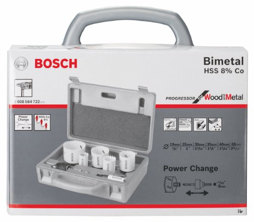 Bosch Zubehör 2608584722 9tlg. Sanitär-Set 19; 25; 30; 35; 40; 68 mm